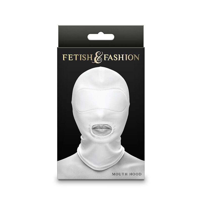NS NOVELTIES - FETISH  FASHION CAPPUCCIO BOCCA NYLON BIANCO