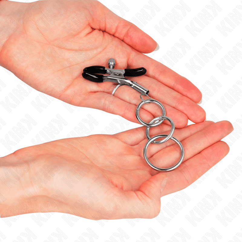 KINK - MORSETTO PER CAPEZZOLO CON 3 O-RING 6 CM