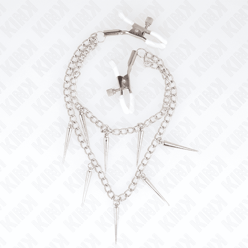 KINK - PINZE PER CAPEzzoli CON CATENE A SPUNTE 30 CM