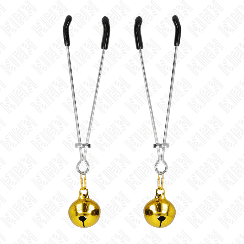 KINK - PINZE PER CAPEZZOLI A CAMPANA SOTTILE ORO 7 CM
