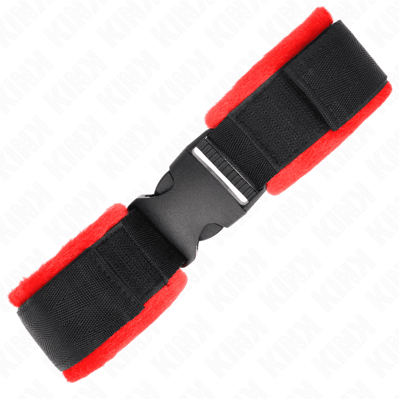 KINK - TENUTA DA POLSO IN NYLON HOOKLOOP NERA MODELLO 1 AJDUSTABLE 25-35 CM X 6 CM