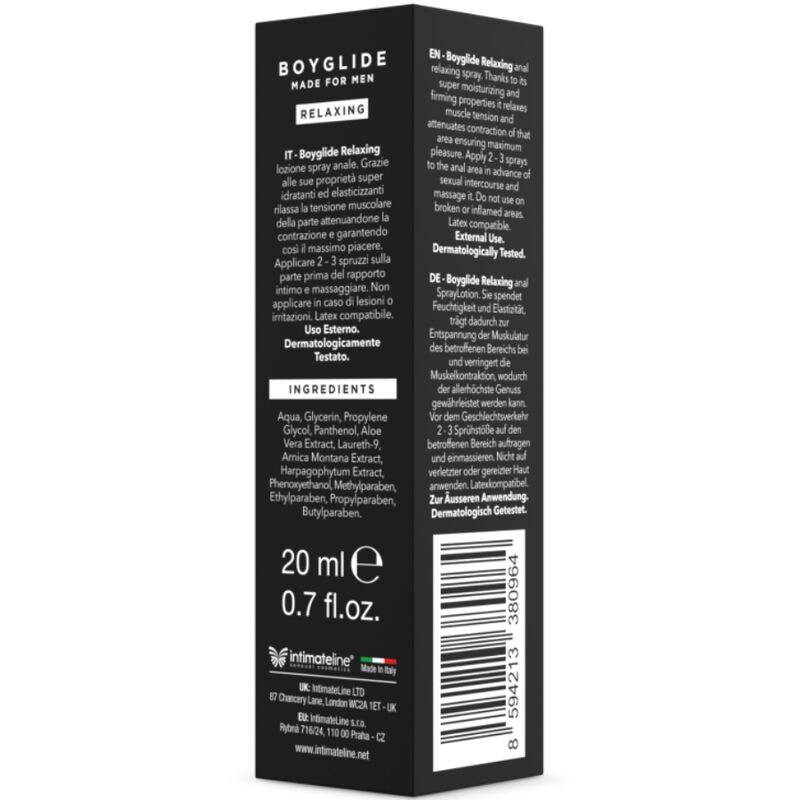 BOYGLIDE ANALE RELAX SPRAY 20ML