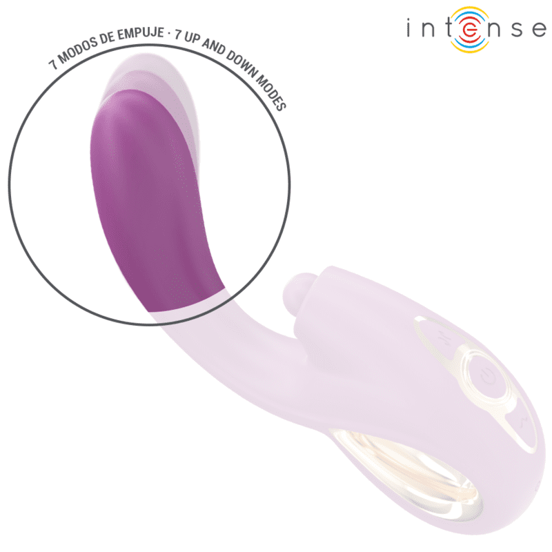INTENSE - LALI MULTIFUNZIONE VIBRATORE PUNTO G TAPPING  THRUST  VIBRAZIONE VIOLA