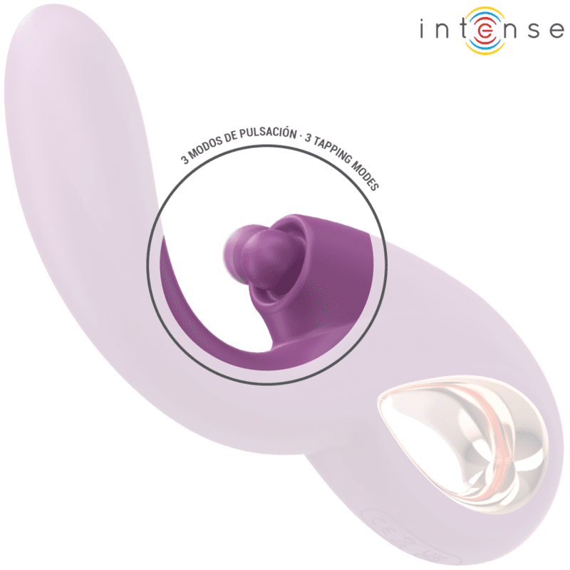 INTENSE - LALI MULTIFUNZIONE VIBRATORE PUNTO G TAPPING  THRUST  VIBRAZIONE VIOLA