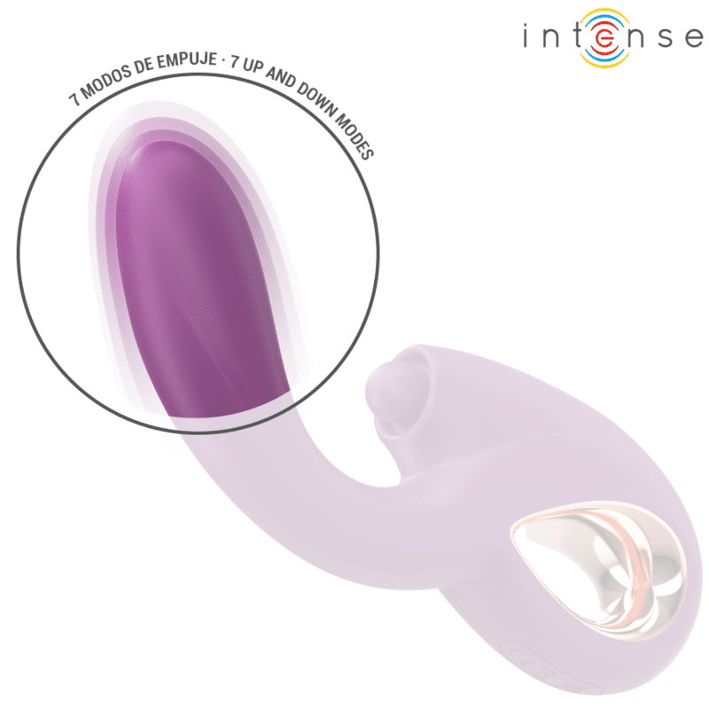 INTENSE - LALI MULTIFUNZIONE VIBRATORE PUNTO G TAPPING  THRUST  VIBRAZIONE VIOLA