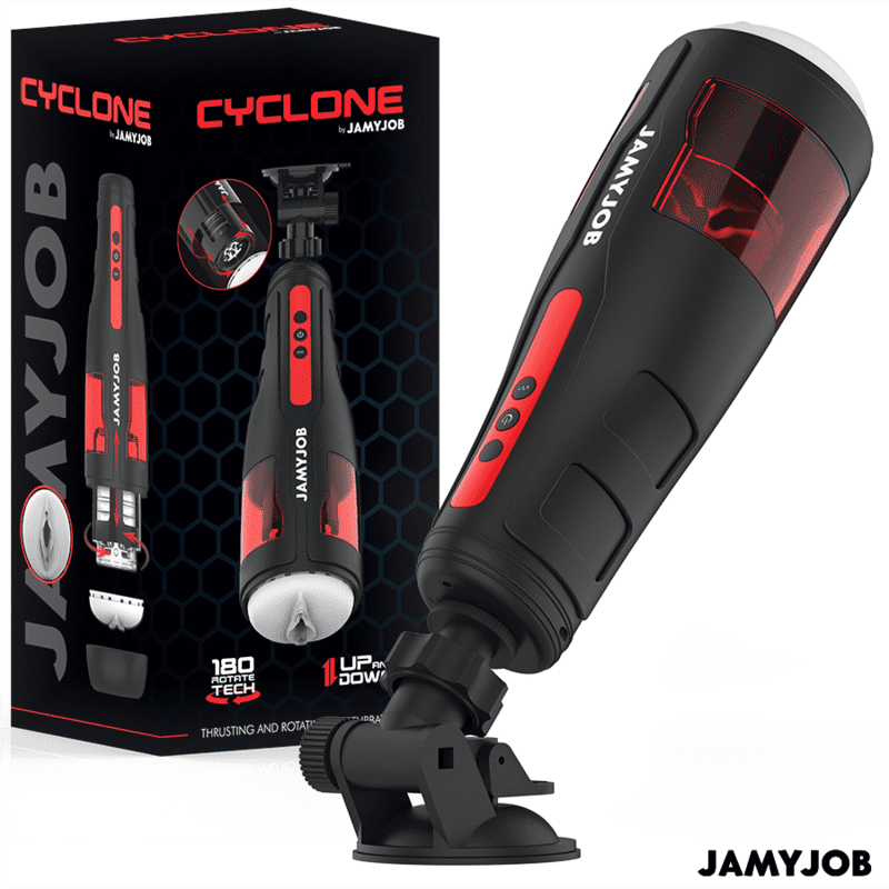 JAMYJOB - MASTURBATORE VAGINALE AUTOMATICO STORM 10 MODALITÀ DI ASPIRAZIONE E SPINTA