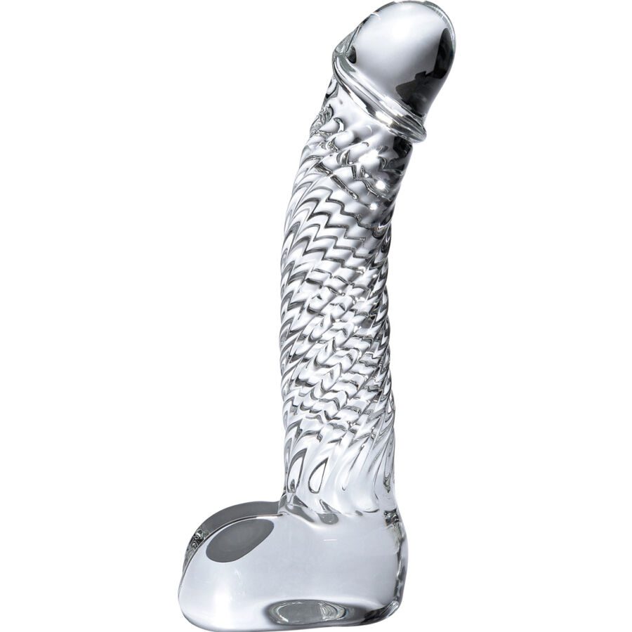 MASSAGGIATORE IN VETRO SOFFIATO A MANO ICICLES NUMERO 61
