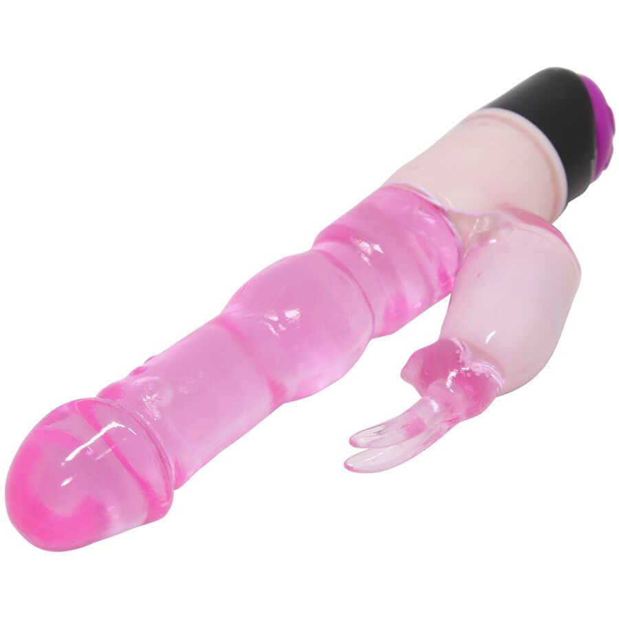 VIBRATORE CON RABBIT 23CM WAVES OF PLEASURE FANTASY