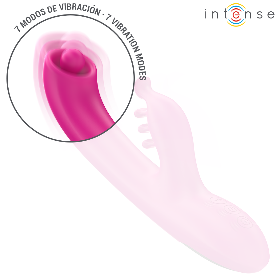 img_206327_24f627e68de2b2240f59a1d3390e3ff3_1.png INTENSE - CHRISTINA VIBRATORE MULTIFUNZIONE RABBIT 22,5 CM ROSA