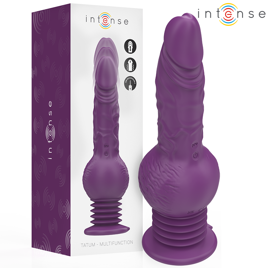 img_206361_e40ae417e5aa51b49e8c2a06eae2a472_1.png INTENSE - VIBRATORE MULTIFUNZIONE TATUM CON VIBRAZIONE SU E GIÙ 24 CM VIOLA