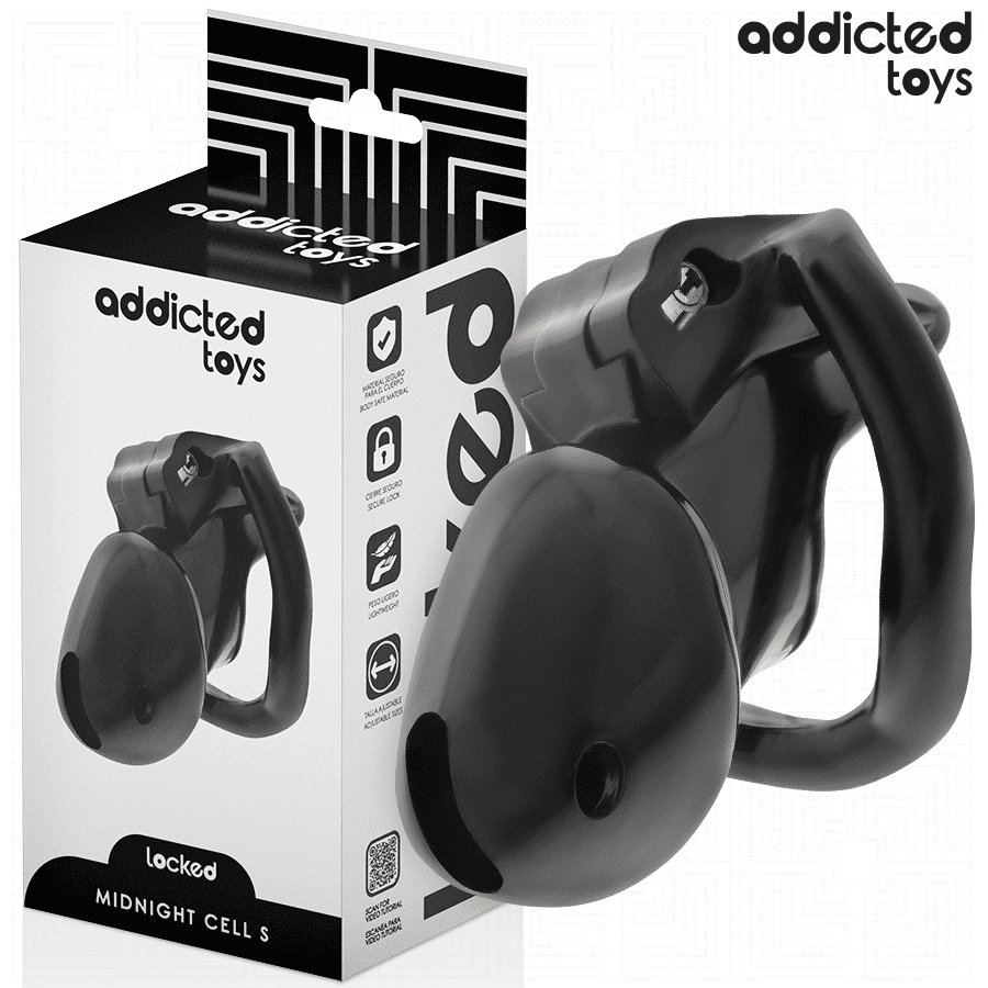 ADDICTED TOYS LOCKED- MINDNIGHT CELL GABBIA PER PENE TAGLIA S 4.8 CM