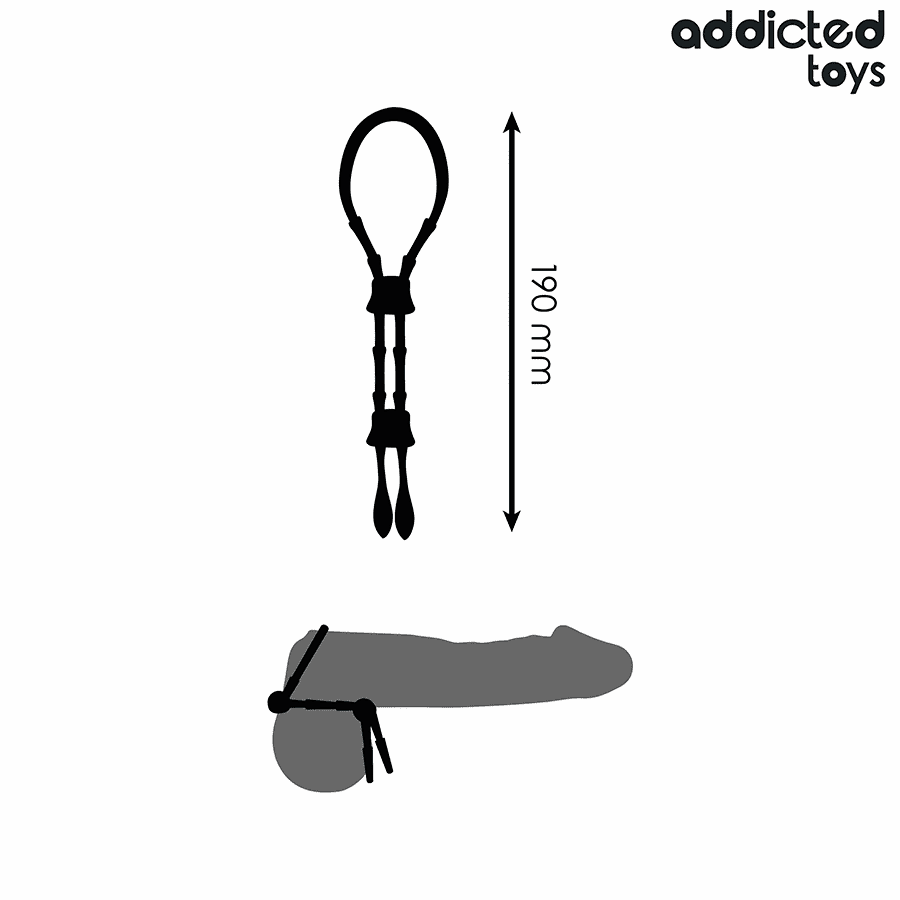 img_209024_3cbaabd7fc225883a51c1d04060b3430_1.png ADDICTED TOYS - CORDA IN SILICONE REGOLABILE PER IL PENE