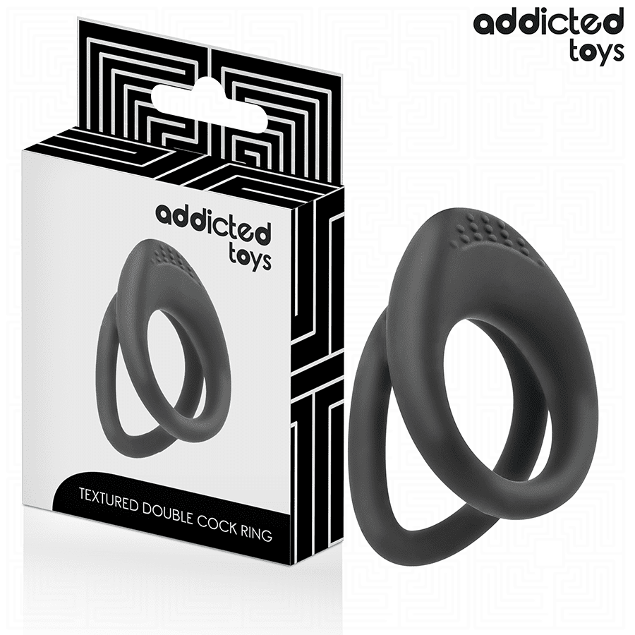 ADDICTED TOYS - ANELLO PER PENE A DOPPIA TEXTURE