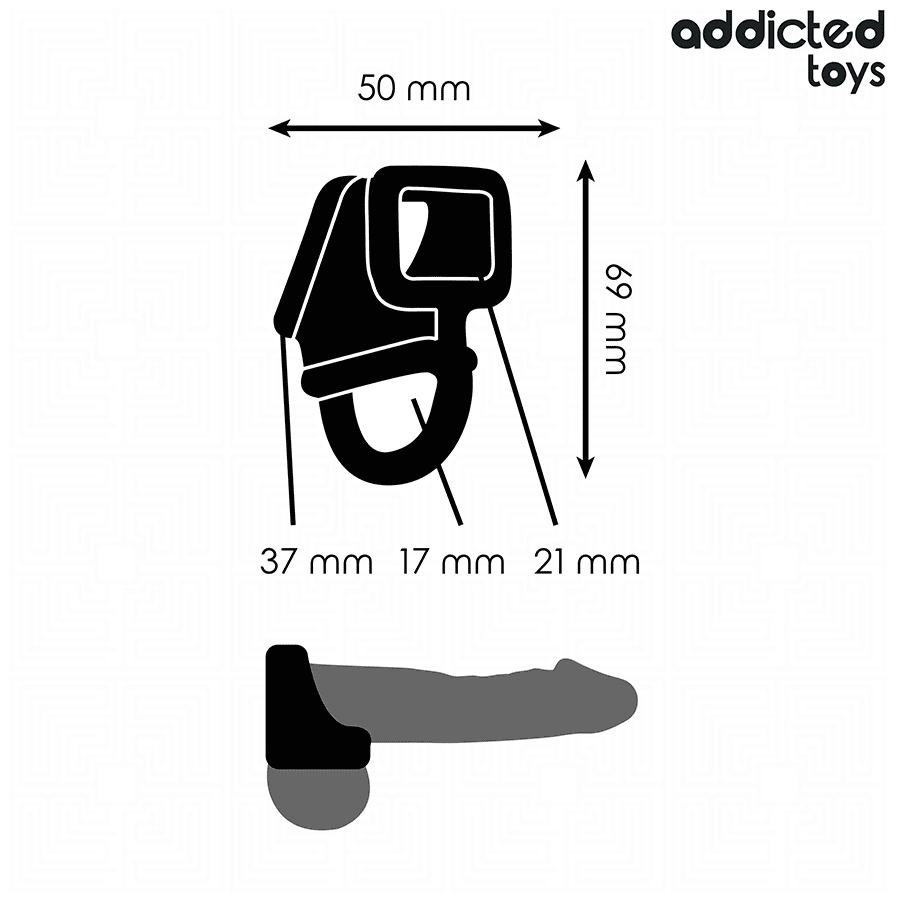 img_209054_92383b5125882cde7577a11a23003c73_1.png ADDICTED TOYS - ANELLO PER GABBIA PER PENE