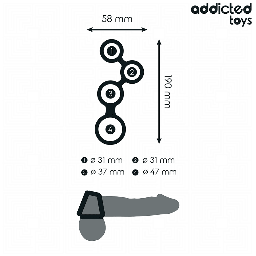 img_209068_f8512880495f24f1bf9def8c37f851a9_1.png ADDICTED TOYS - ANELLO PER PENE CON DIVISORI PER TESTICOLI