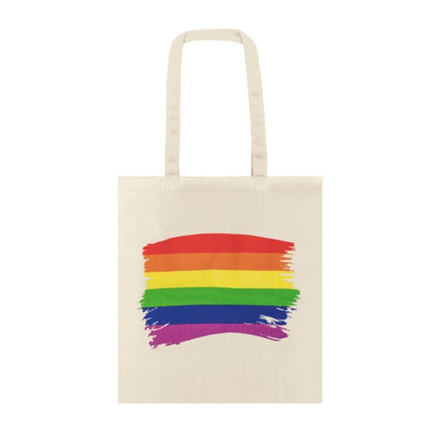 PRIDE - BORSA BANDIERA LGBT IN COTONE