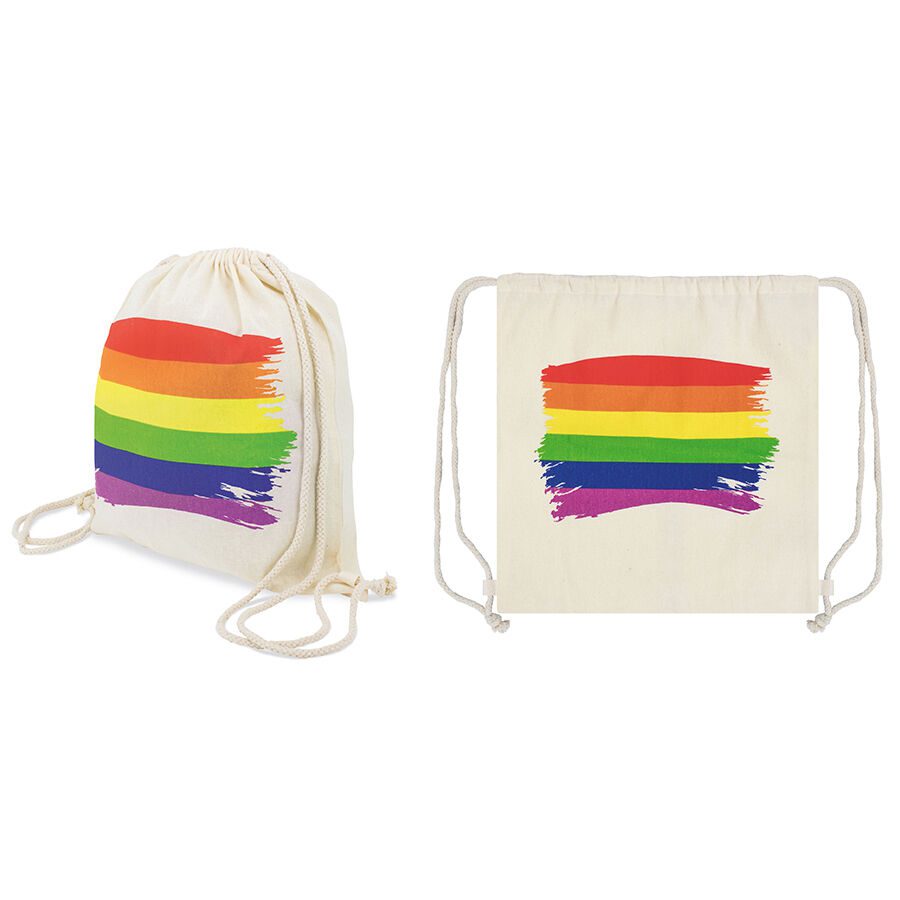 PRIDE - ZAINO BANDIERA LGBT IN COTONE