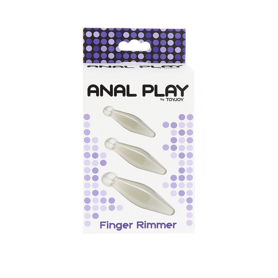 TOYJOY - GIOCO ANALE FINGER RIMMER 3 PEZZI TRASPARENTE