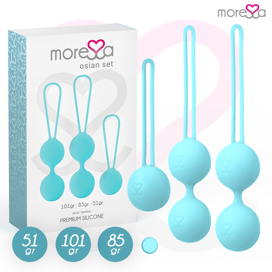 MORESSA OSIAN SET PREMIUM SILICONE TURCHESE