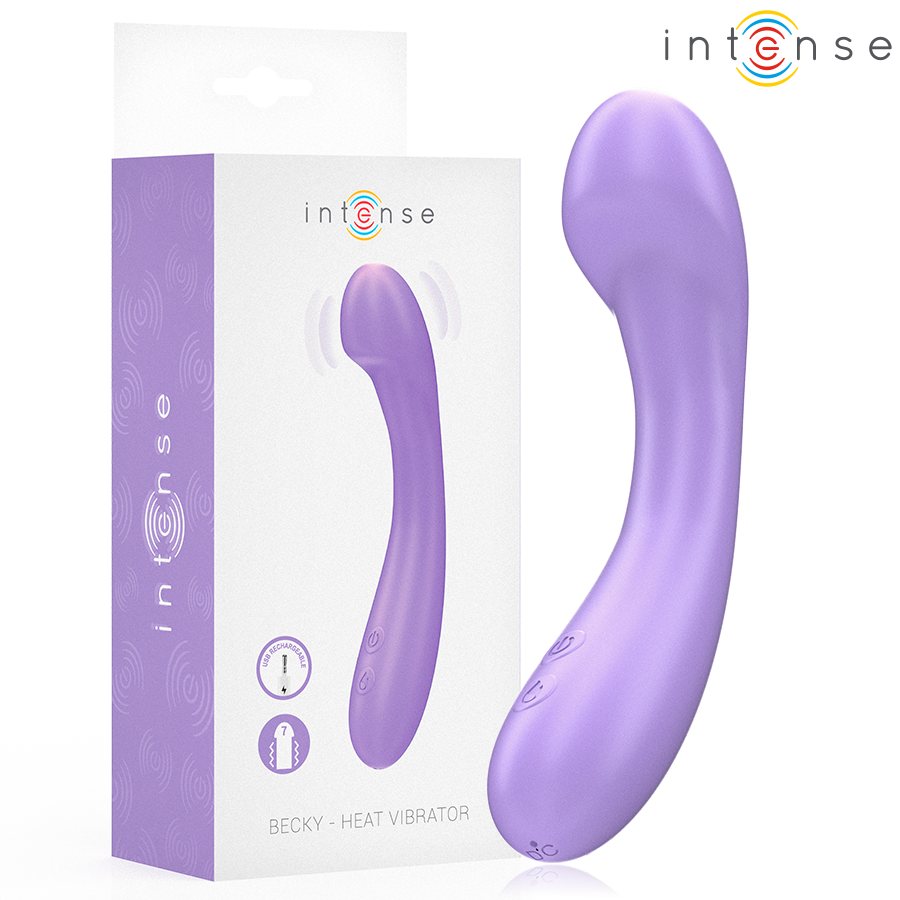 img_214177_1569377ab85fe223d3887366f4988936_1.png INTENSE - VIBRATORE BECKY 19 CM RISCALDABILE 7 VIBRAZIONI VIOLA