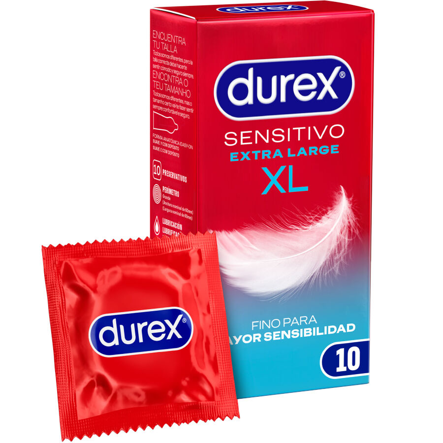 PRESERVATIVI DUREX SENSIBILI XL 10 UNITÀ