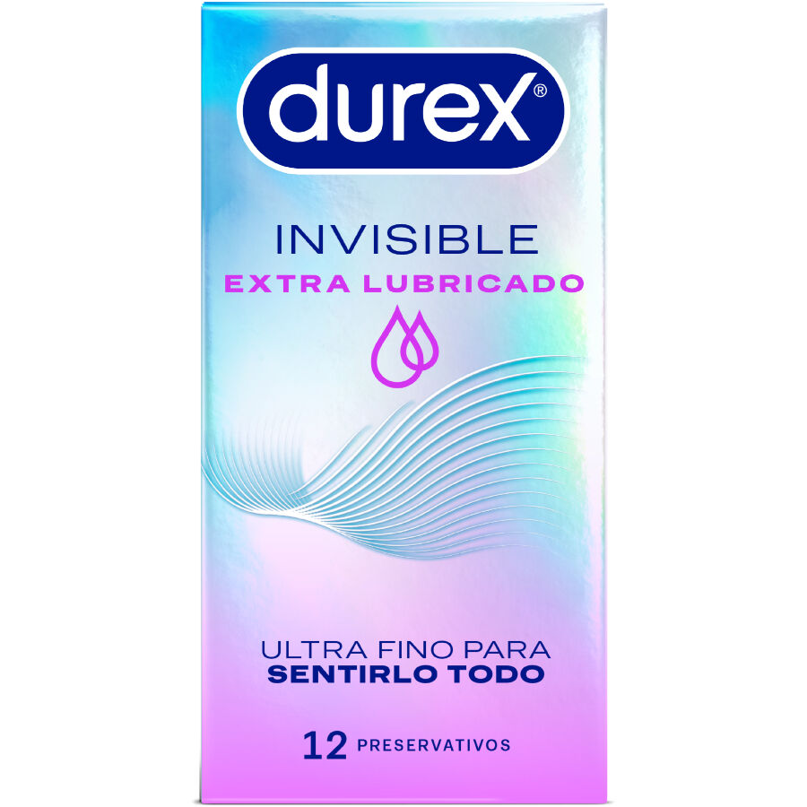 DUREX INVISIBILE EXTRA LUBRIVAGINATO 12 UNITÀ
