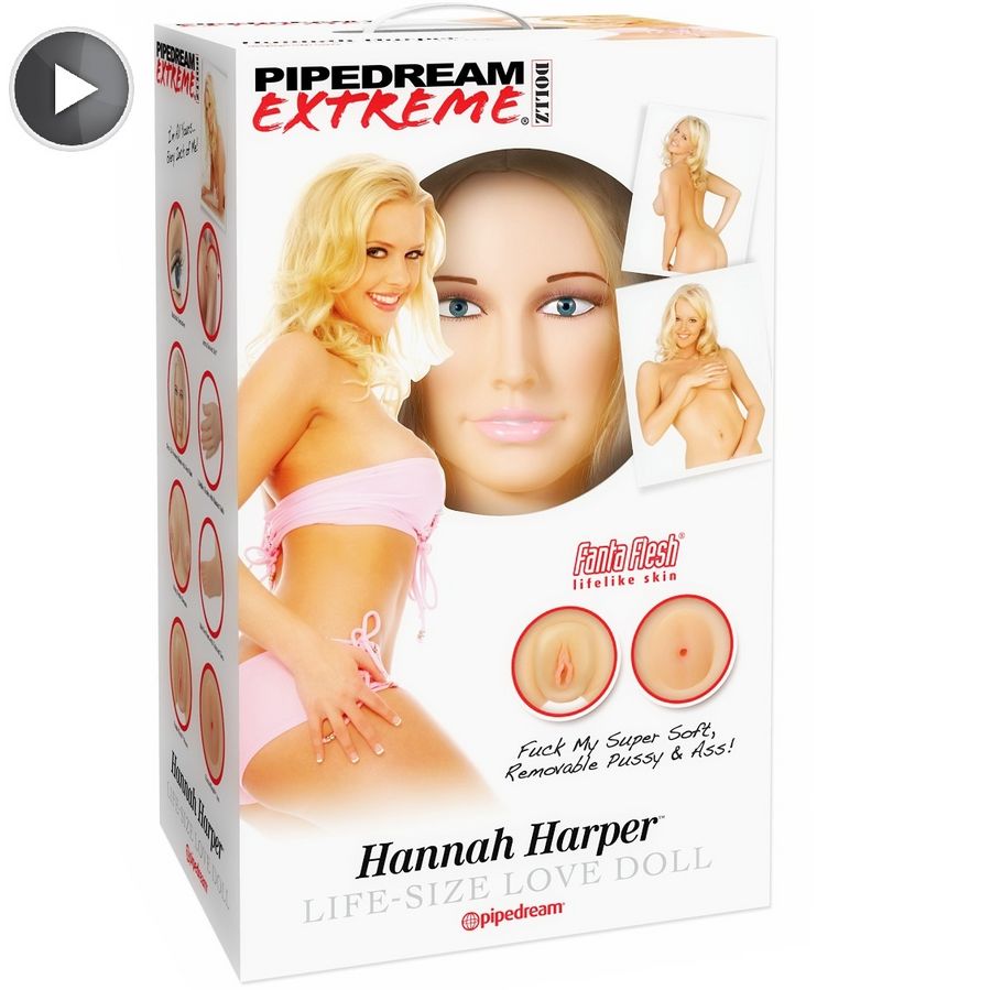 BAMBOLA GONFIABILE PIPEDREAM EXTREME TOYZ HANNAH HARPER