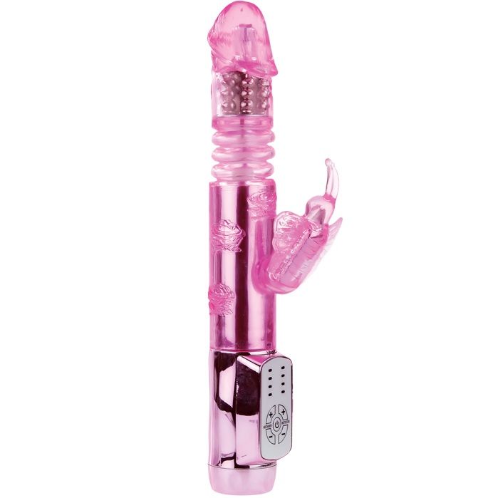 VIBRATORE MULTIFUNZIONI LY-BAILE U.S. RABBIT THROBBING MARIPOSA