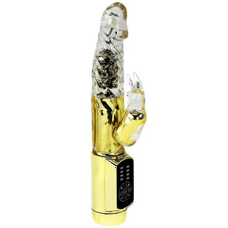 VIBRATORE 12 FUNZIONI - LY-BAILE U.S. RABBIT GOLD PRINCE