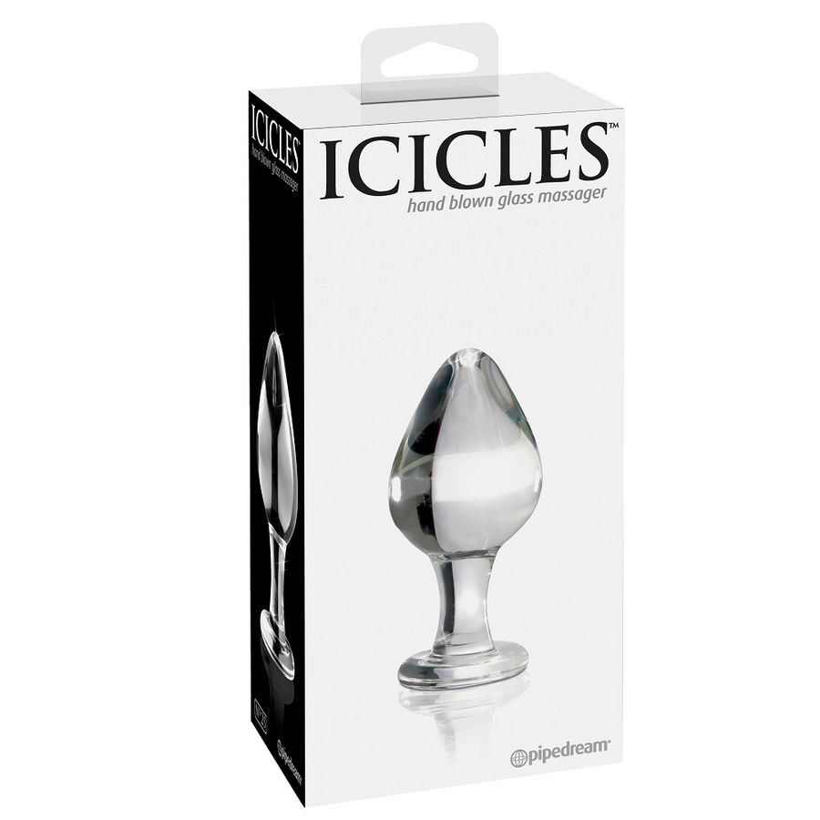 MASSAGGIATORE IN VETRO SOFFIATO A MANO - ICICLES NUMERO 25