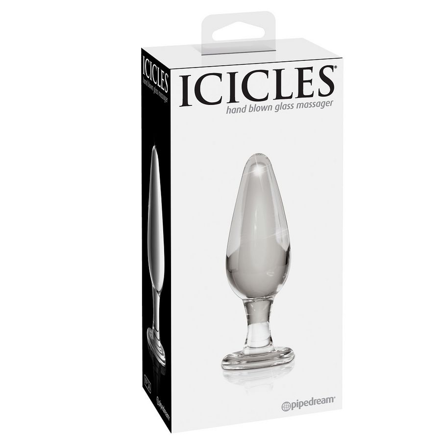 MASSAGGIATORE IN VETRO SOFFIATO A MANO - ICICLES NUMERO 26