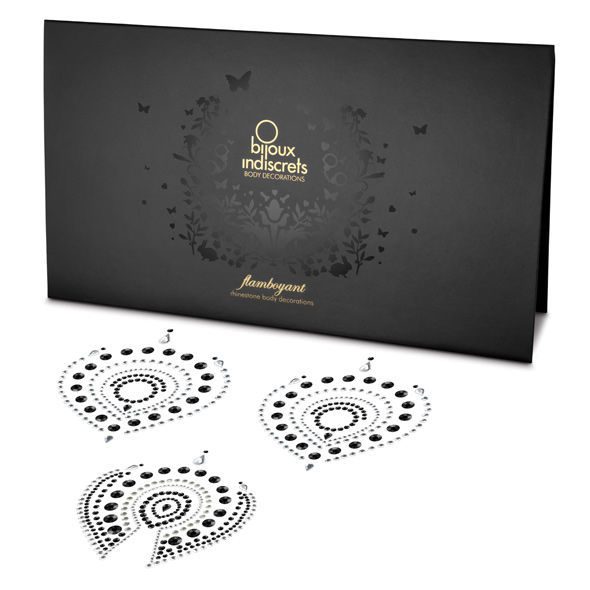 BIJOUX INDISCRETS FLAMBOYANT NERO E ARGENTO
