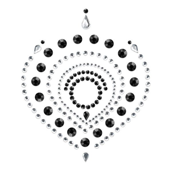 BIJOUX INDISCRETS FLAMBOYANT NERO E ARGENTO