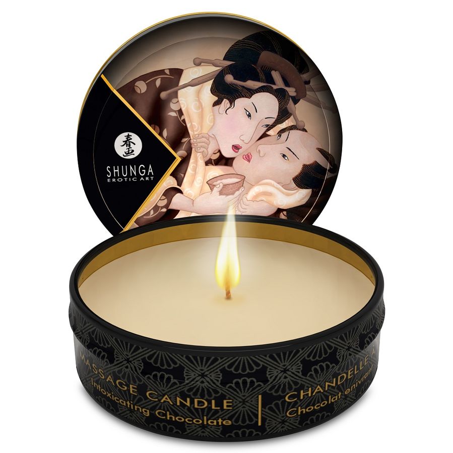 MINI CARESS BY CANDLELIGHT MASSAGE CANDLE HEADY CHOCOLATE