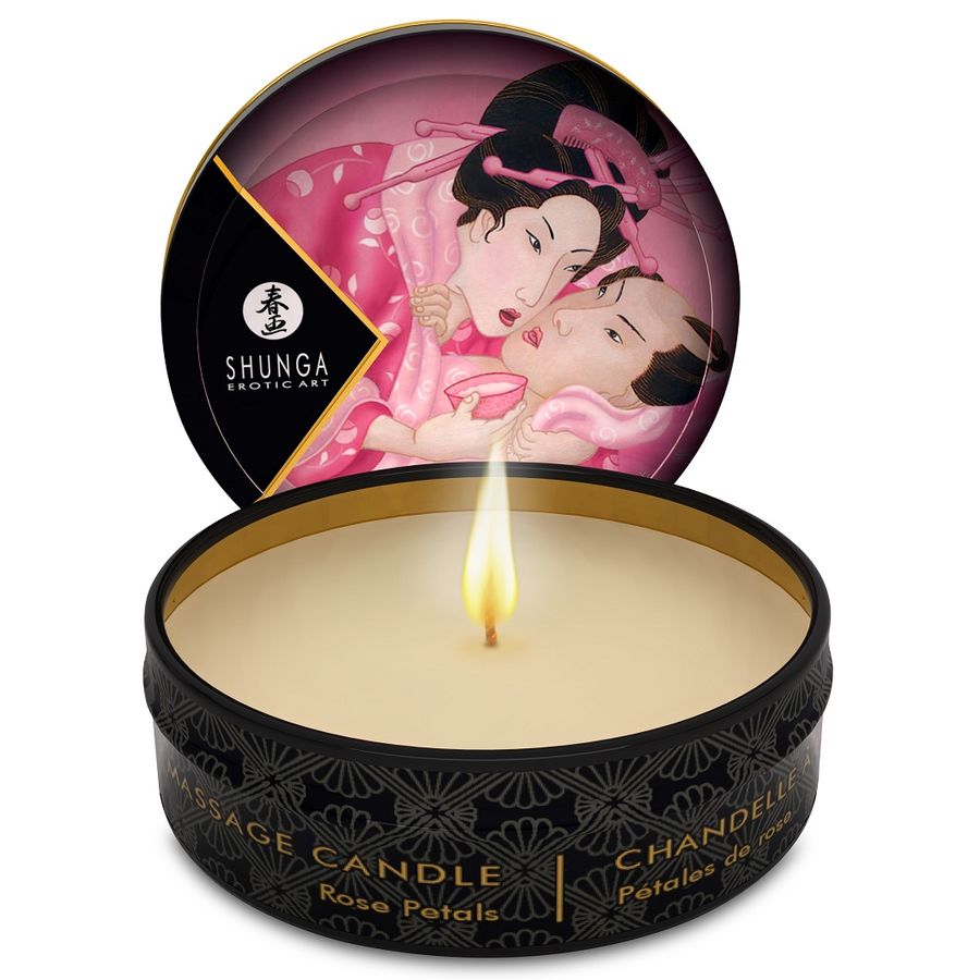 CANDELA DA MASSAGGIO MINI CAREZZA A LUME DI CANDELA + DISPLAY