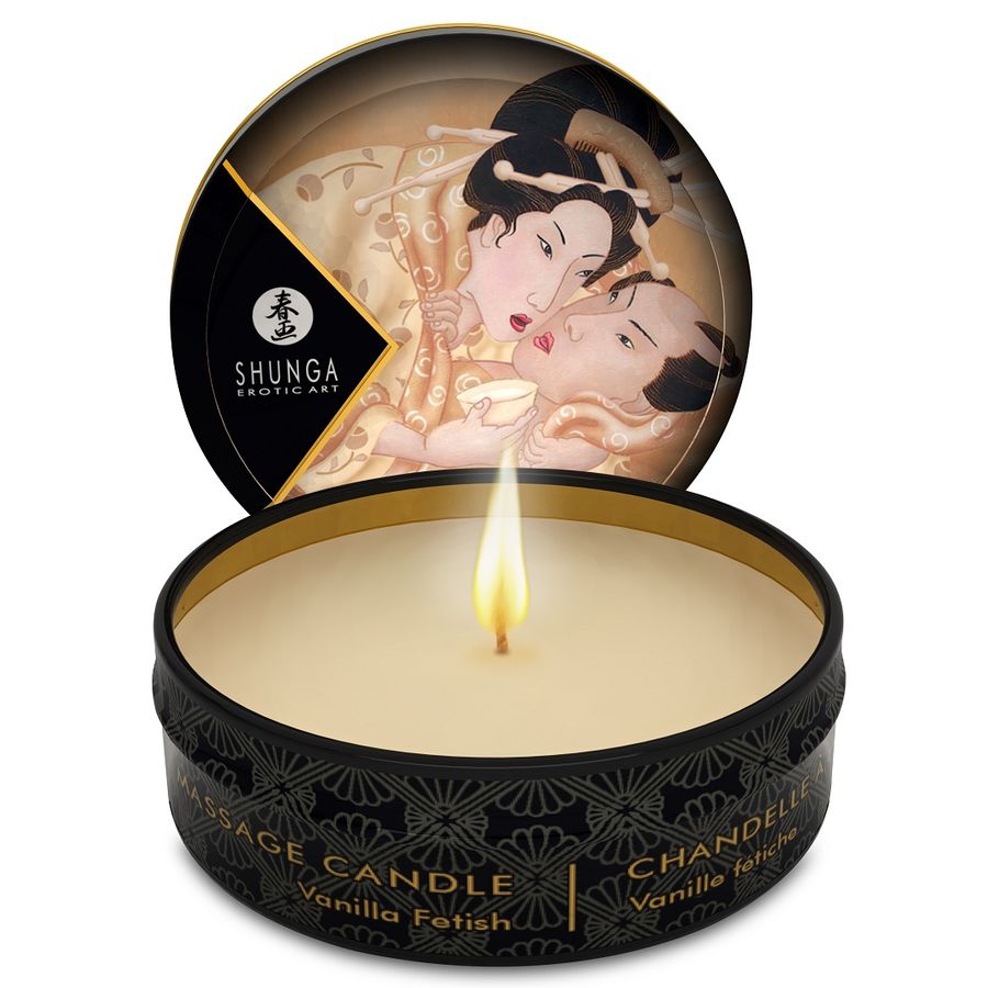 CANDELA DA MASSAGGIO MINI CAREZZA A LUME DI CANDELA + DISPLAY