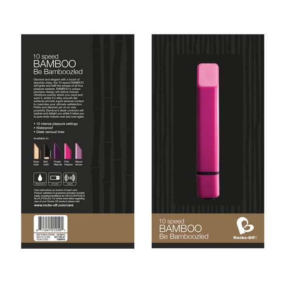 VIBRATORE ROCKS-OFF BAMBOO GOLD