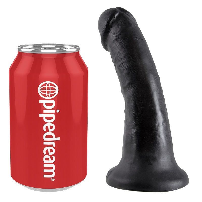 KING COCK 6" PENE NERO 15.2 CM