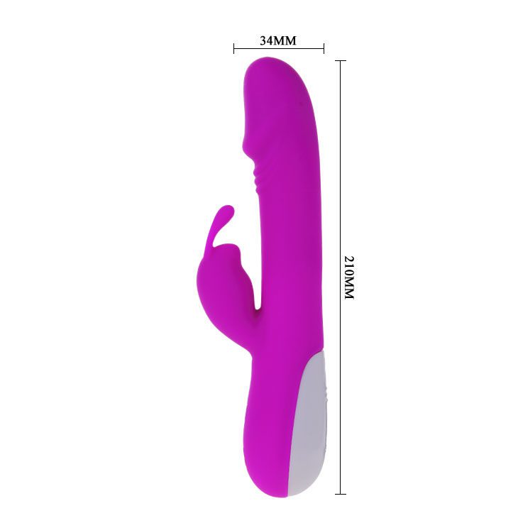 VIBRATORE CON STIMOLATORE CLITORIDEO PRETTY LOVE FLIRTATION - ROBERT