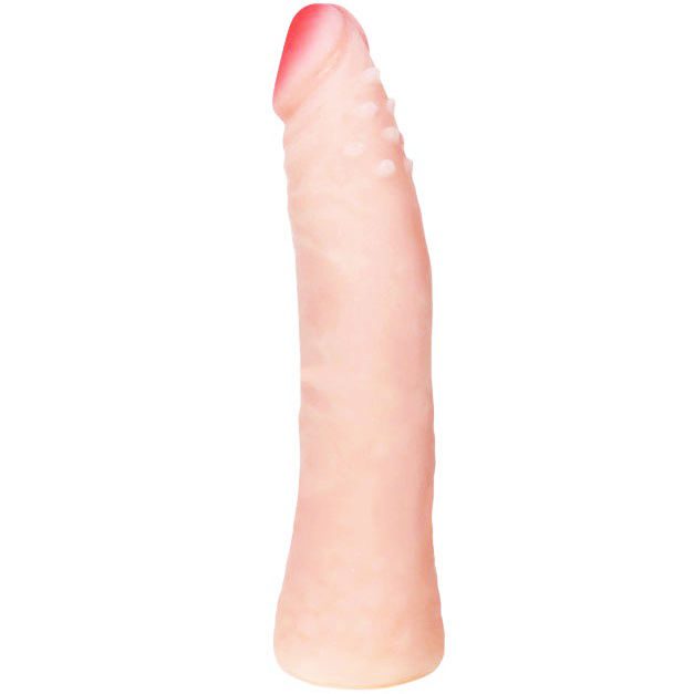 DILDO IN SILICONE TACTO PIEL  REALISTICO 19CM