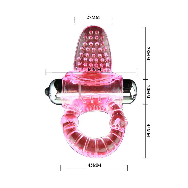 SWEET ABS 10 RITMO RING ANELLO PENE VIBRATORE ROSA
