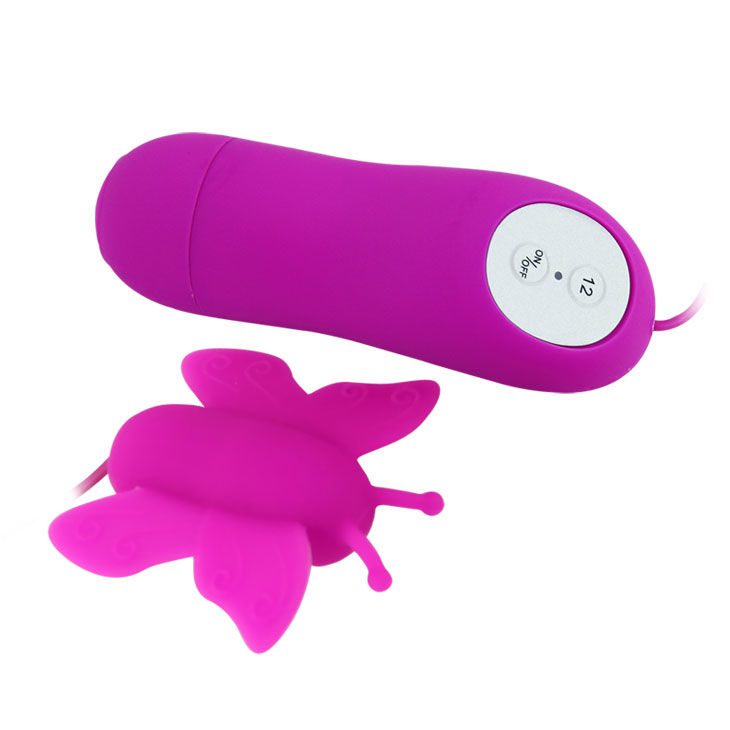 VIBRATORE A FARFALLA 12 VELOCITA LOVE EGGS PINK