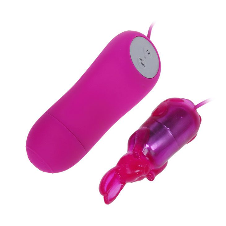 VIBRATORE 12 FUNZIONI CON RABBIT STIMOLATORE CUTE SECRET