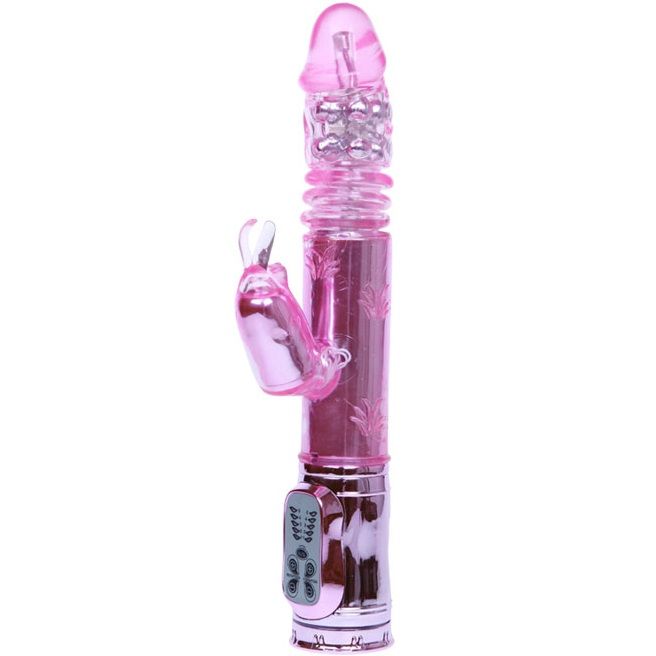 VIBRATORE ROTANTE THROBBING BUNNY - ROSA