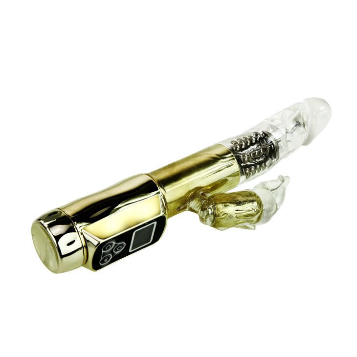 VIBRATORE 5 FUNZIONI LYBAILE RABBIT SIBERIA PASSION GOLD