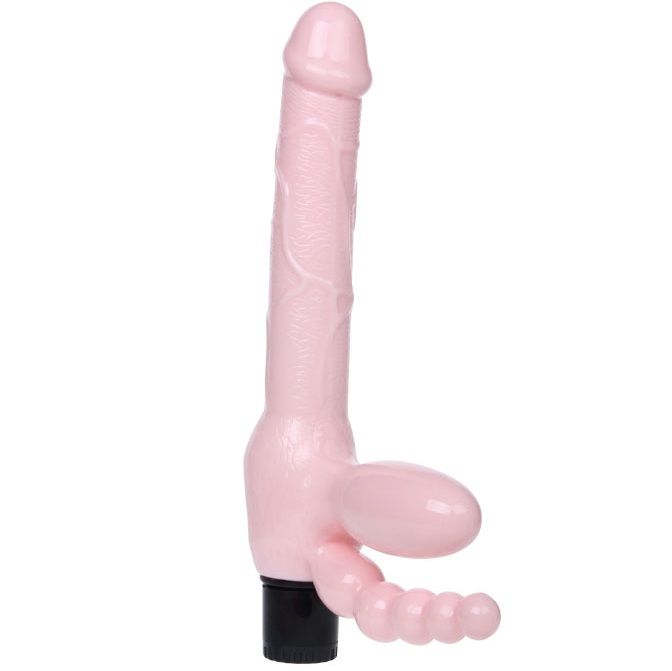 VIBRATORE STIMOLATORE ANALE SENZA FILI TPR - 25.4CM
