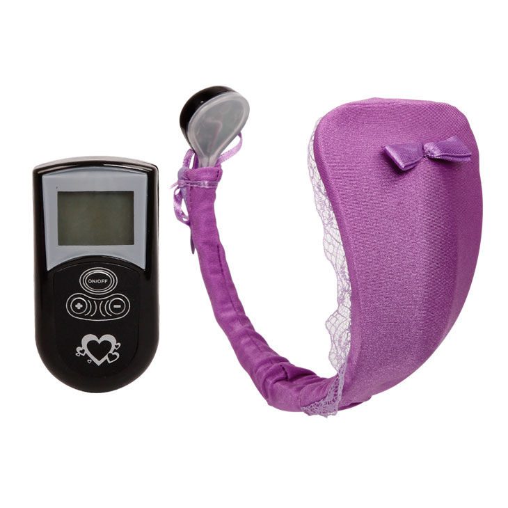 TANGA CON VIBRATORE CON CONTROL REMOTO LILLA