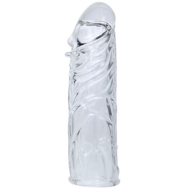 FUNDA ROSA  PENE IN SILICONE ESTIMULANTE 13CM