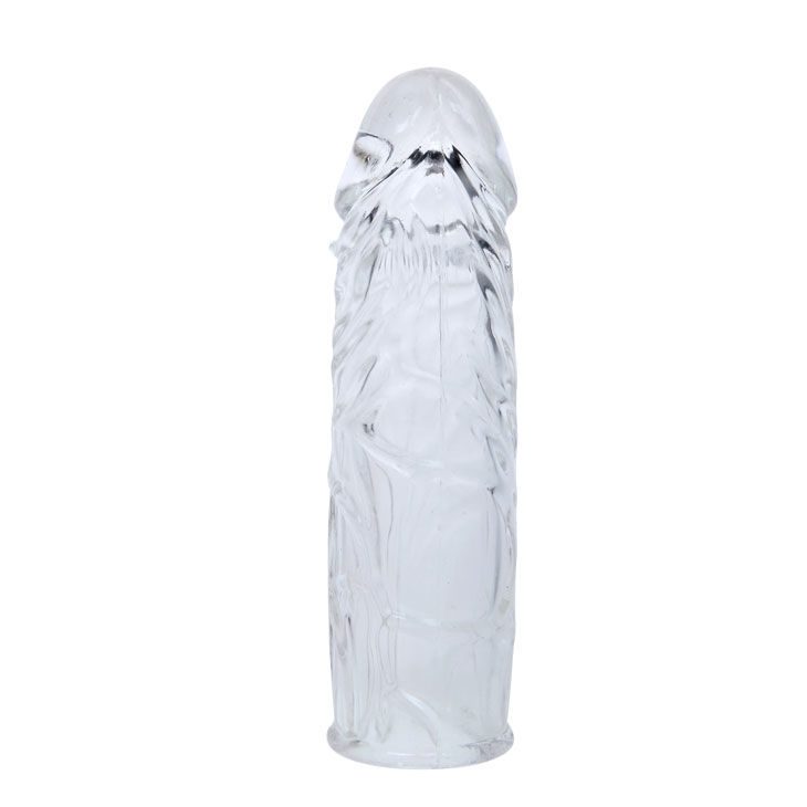 FUNDA ROSA  PENE IN SILICONE ESTIMULANTE 13CM