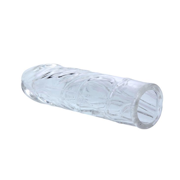 FUNDA ROSA  PENE IN SILICONE ESTIMULANTE 13CM